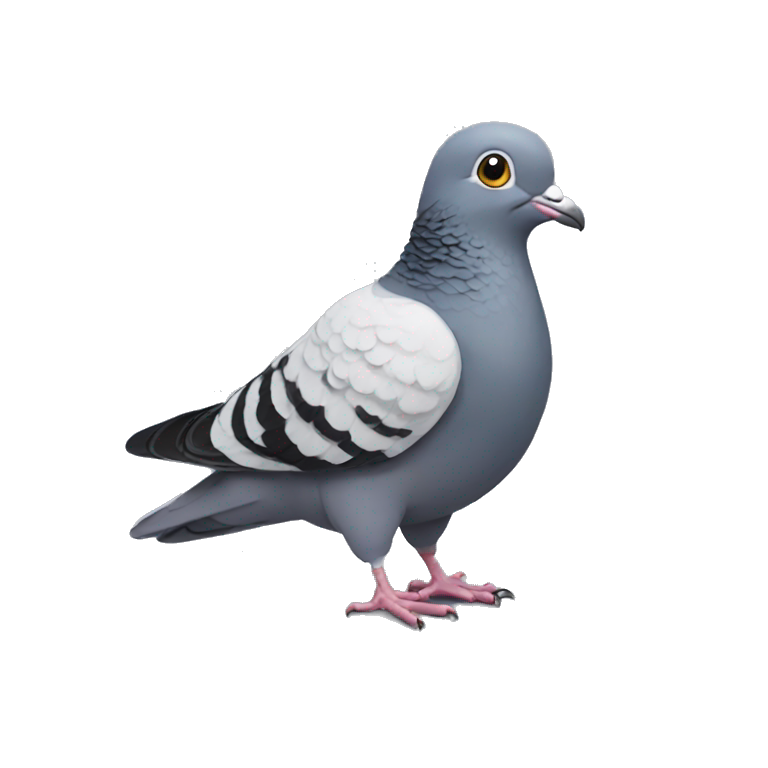 pigeon saying thank you emoji