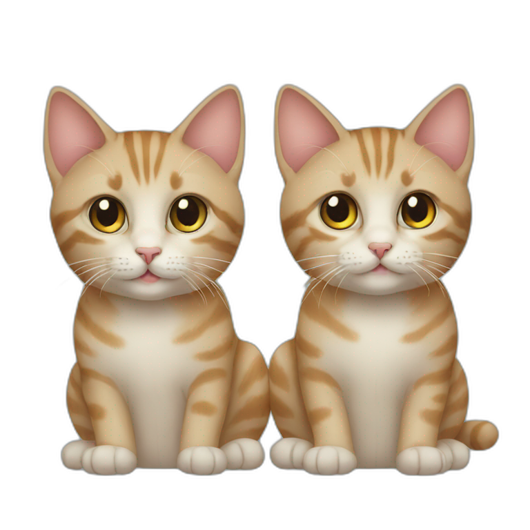 twins cat emoji