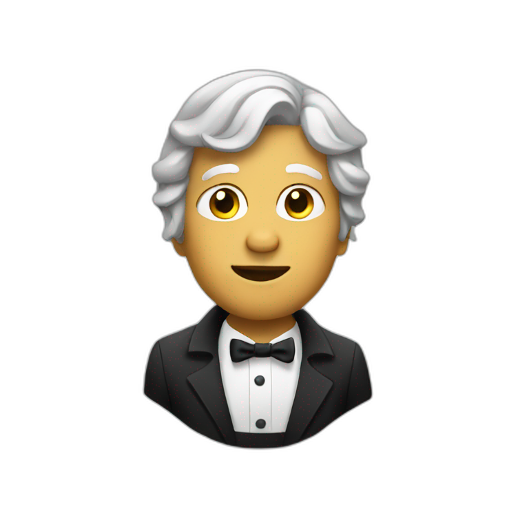 Music conductor emoji