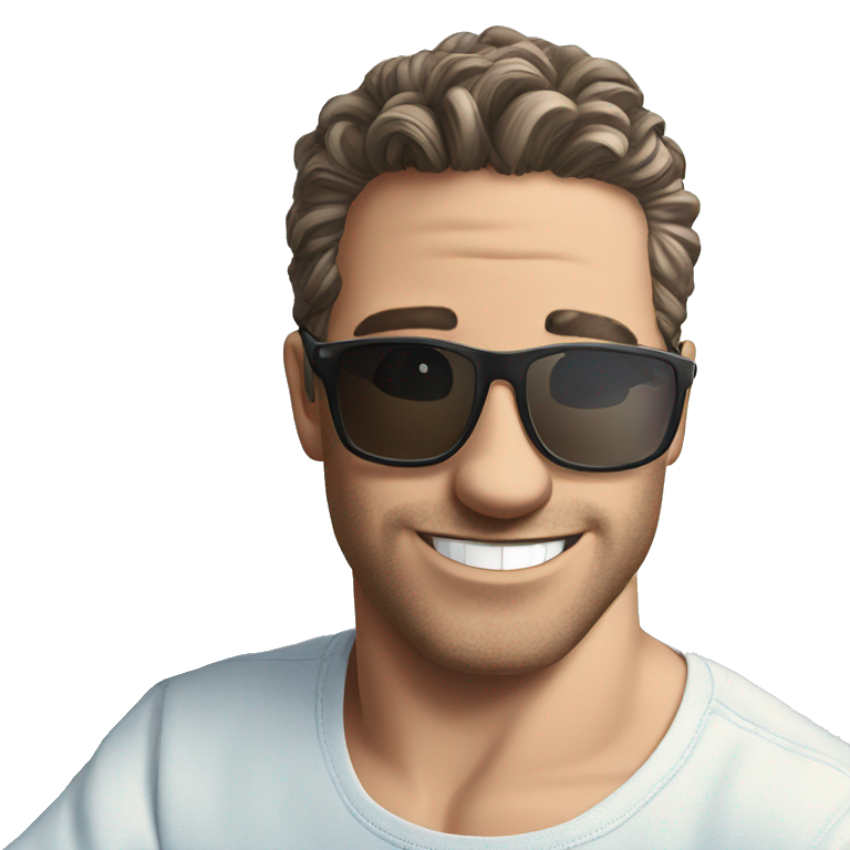 cool guy in sunglasses smiling emoji