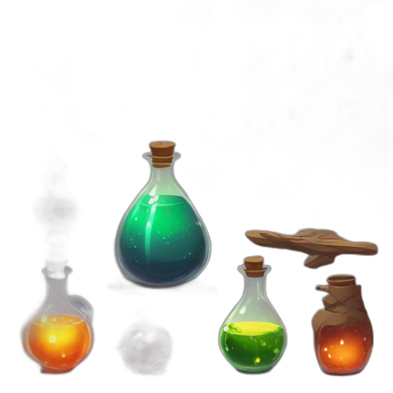 alien potion scifi roguelike rpg style inspired by slay thee spire emoji