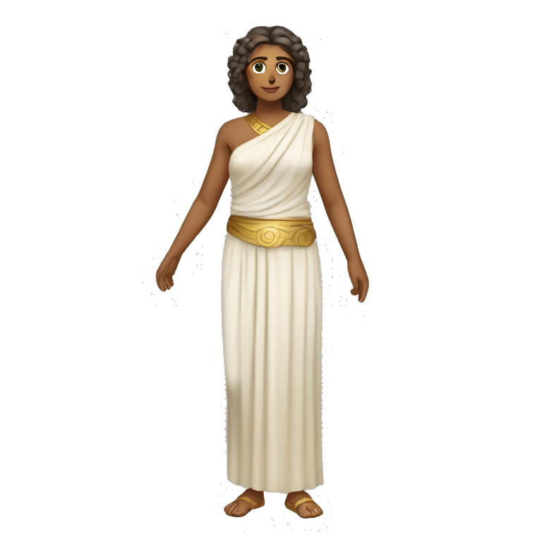 Ancient greece woman full body emoji
