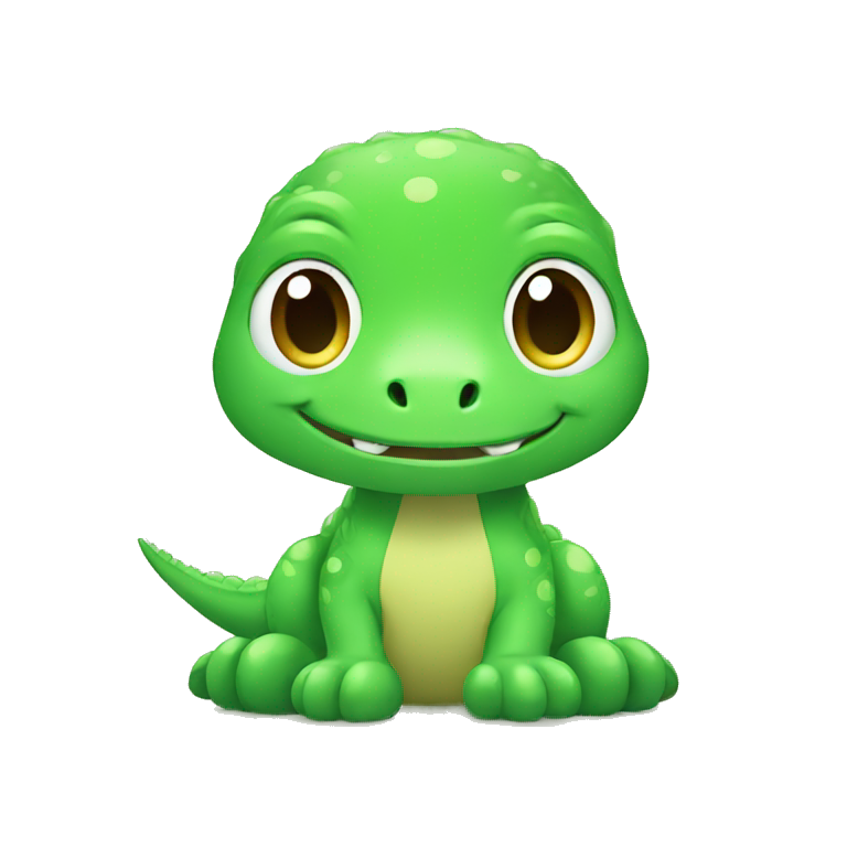 dinosaur GREEN CUTE emoji