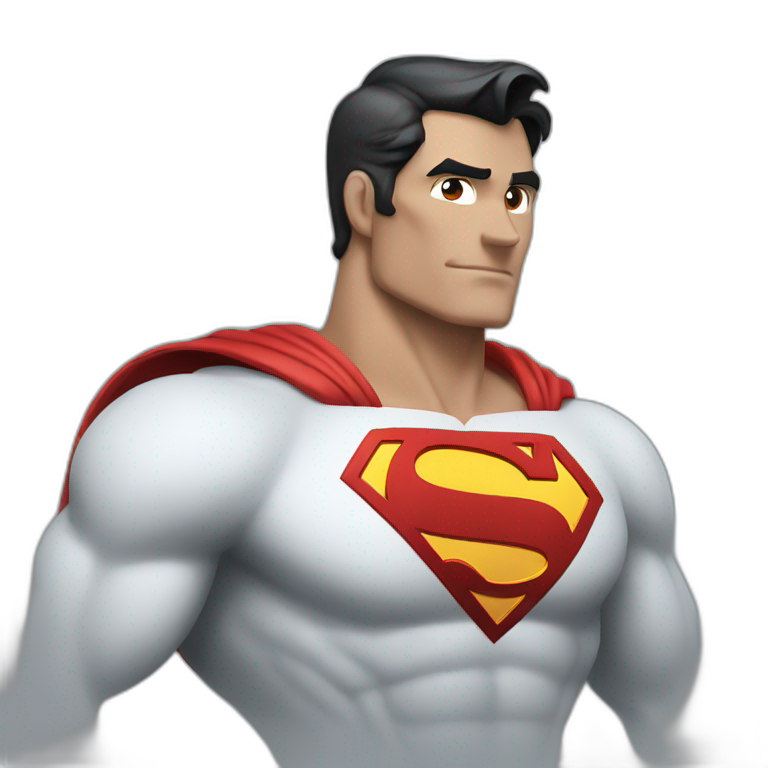 superman, Waist Shot emoji