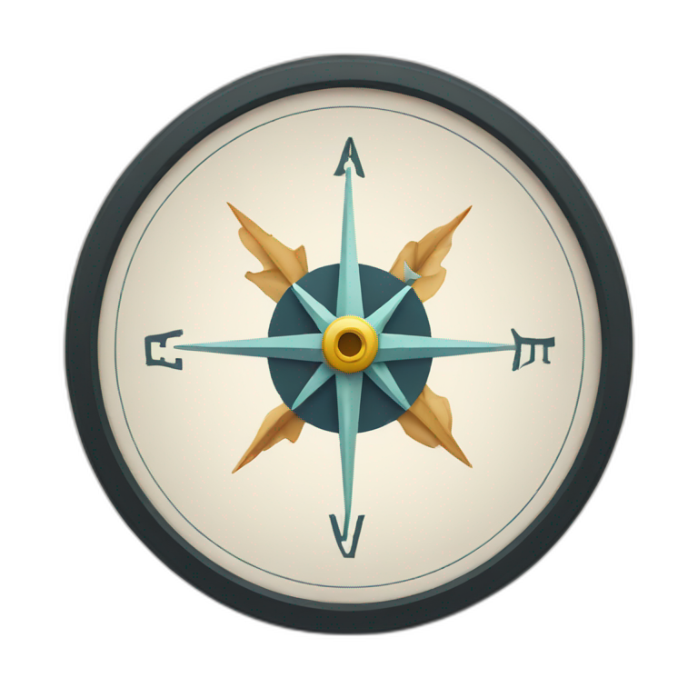 Minimalistic Compass emoji