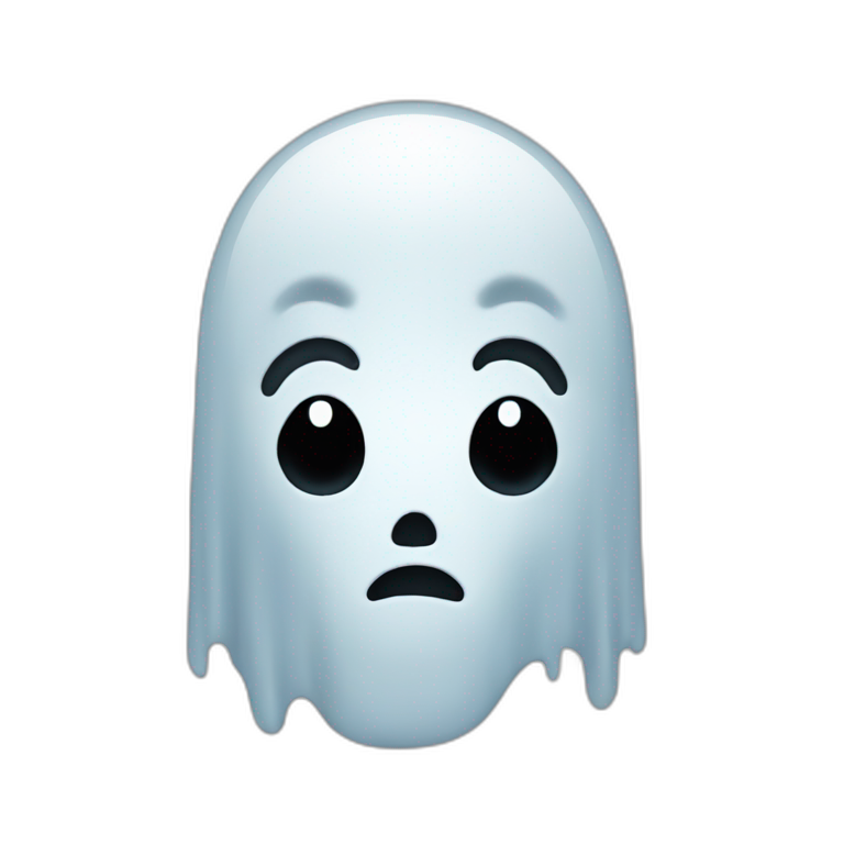 Ghost face  emoji