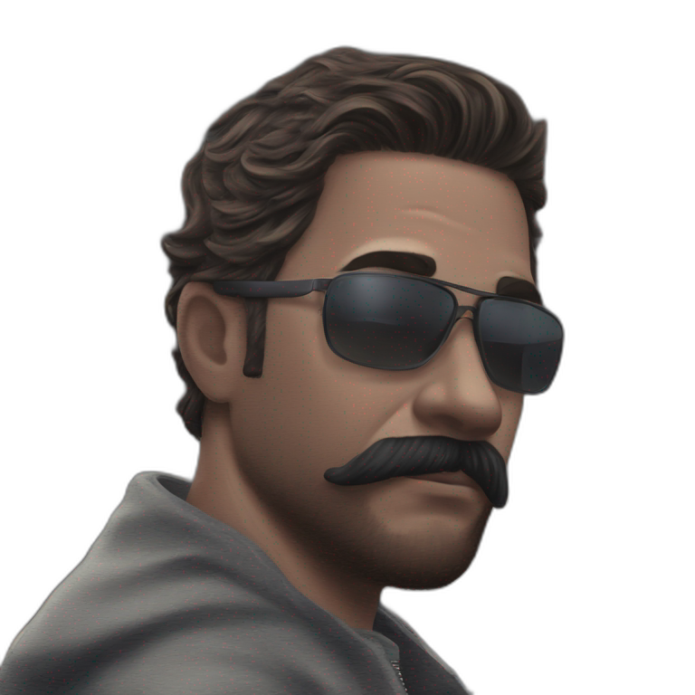 bearded boy in sunglasses emoji