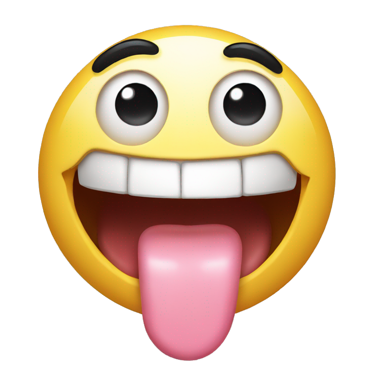 sticking out tongue  emoji
