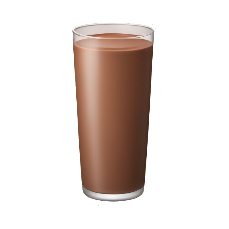 Chocolate milk emoji