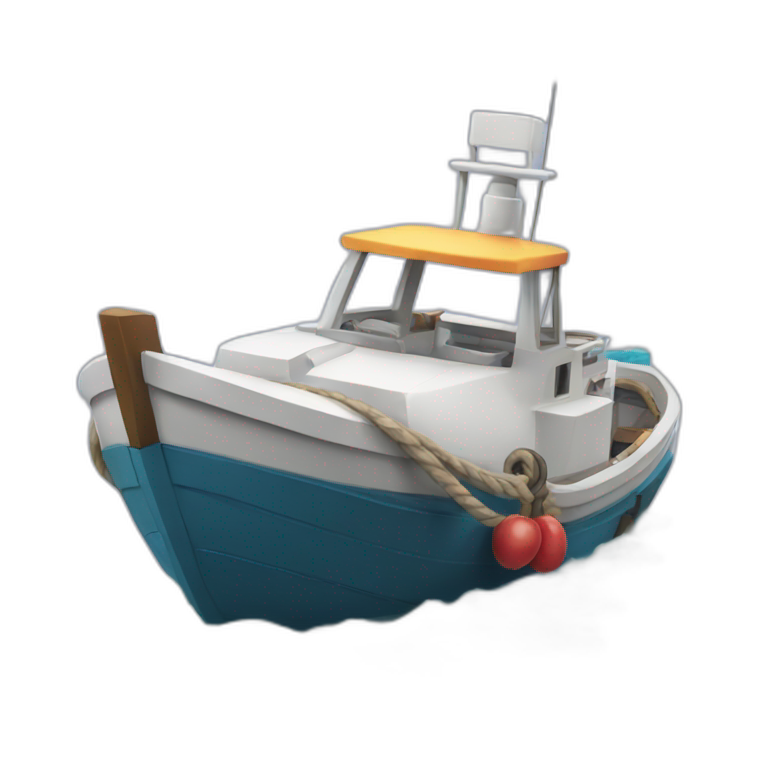 Boat on cat emoji