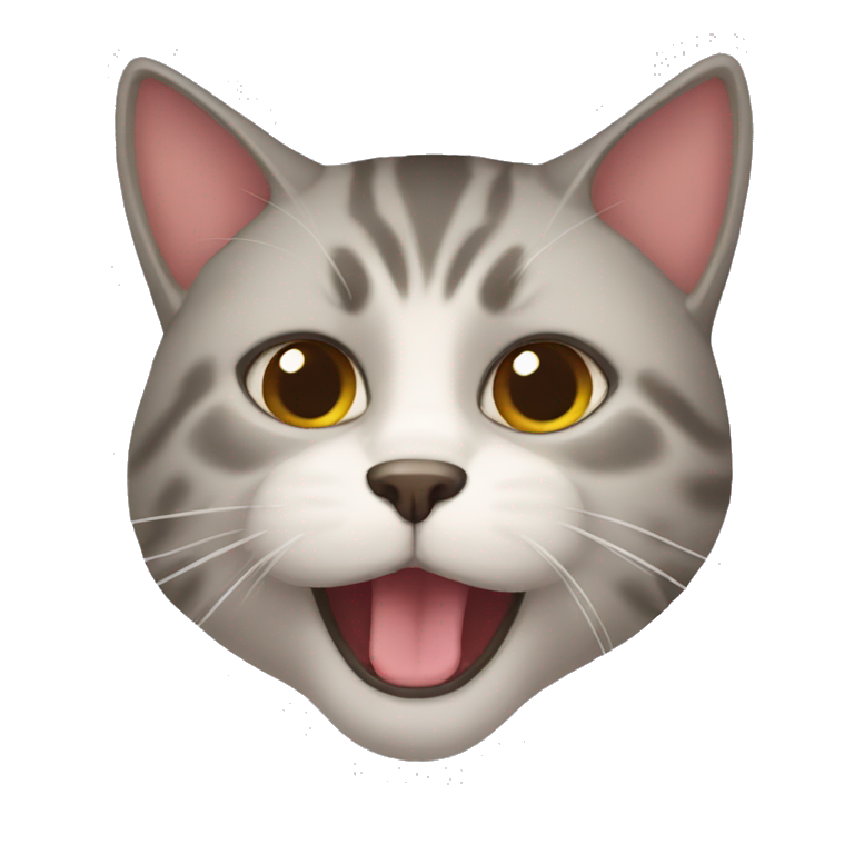 Gato con mansana emoji