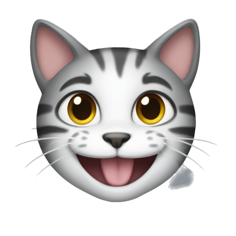 Cat smiling emoji