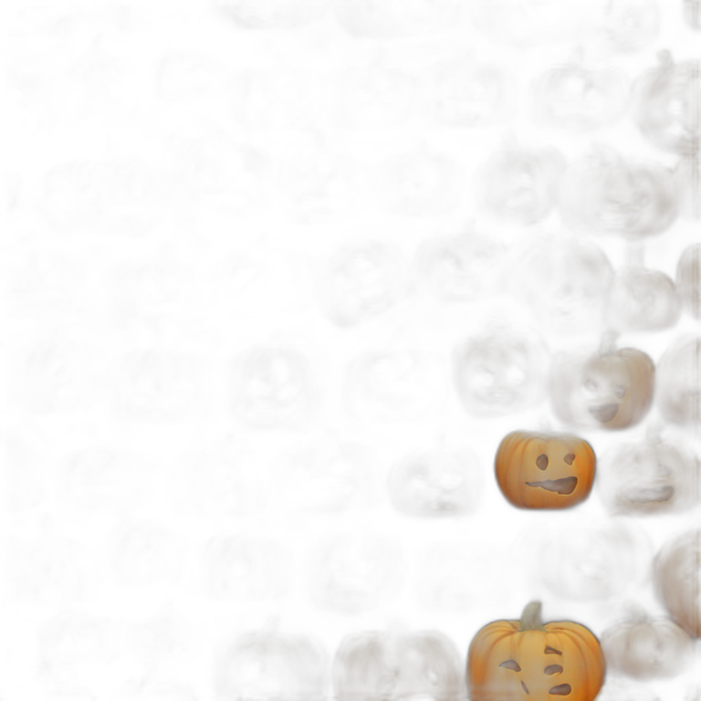 a pumpkin with blone hair on him emoji