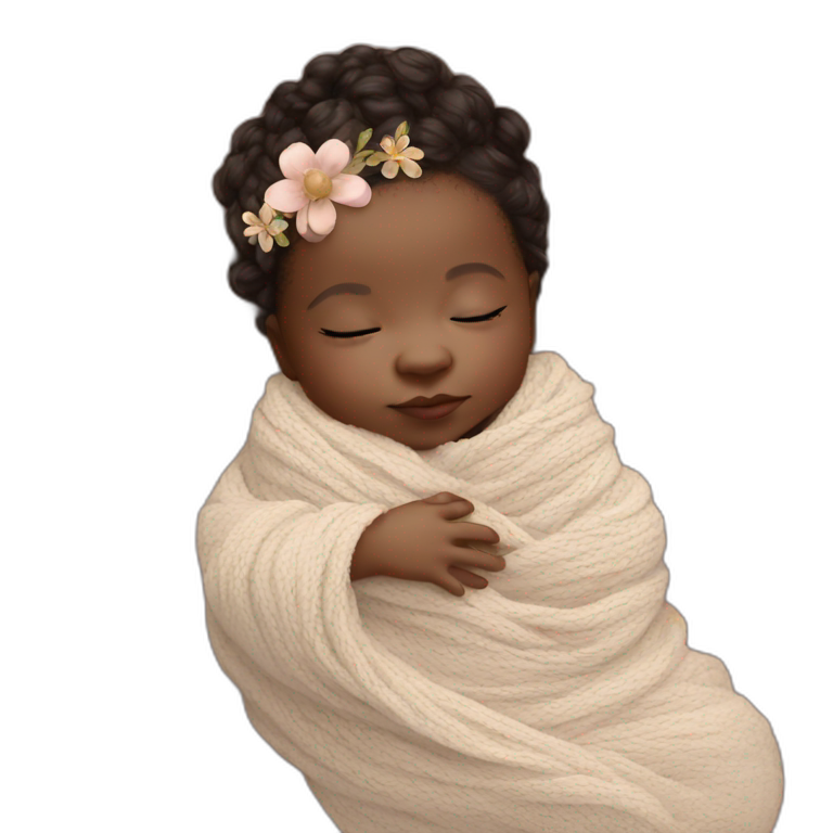 Newborn boho style emoji