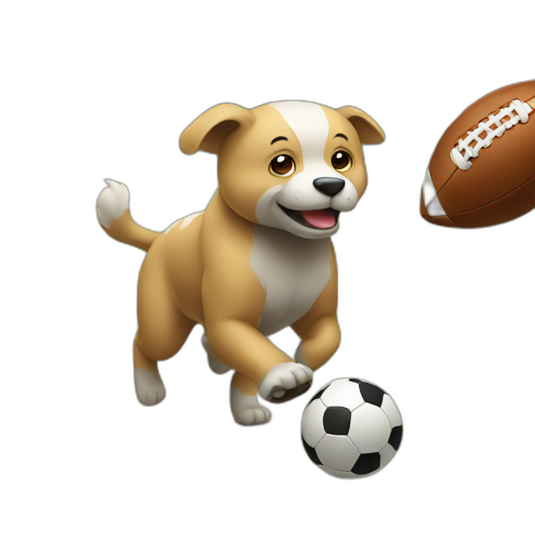 animals playing football emoji