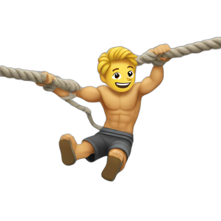 CrossFit Rope climbing emoji