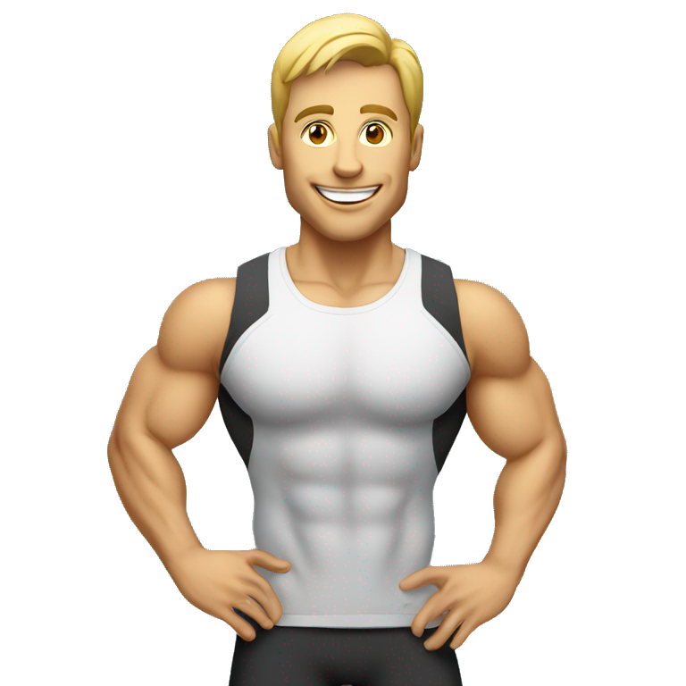 PERSONAL TRAINER WITH CELL PHONE emoji
