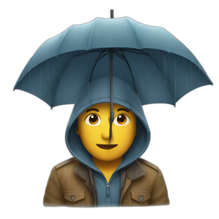 Rainy day emoji