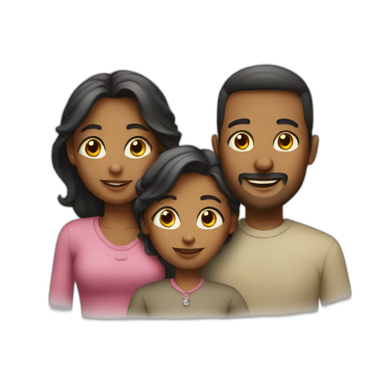Family of 4 emoji