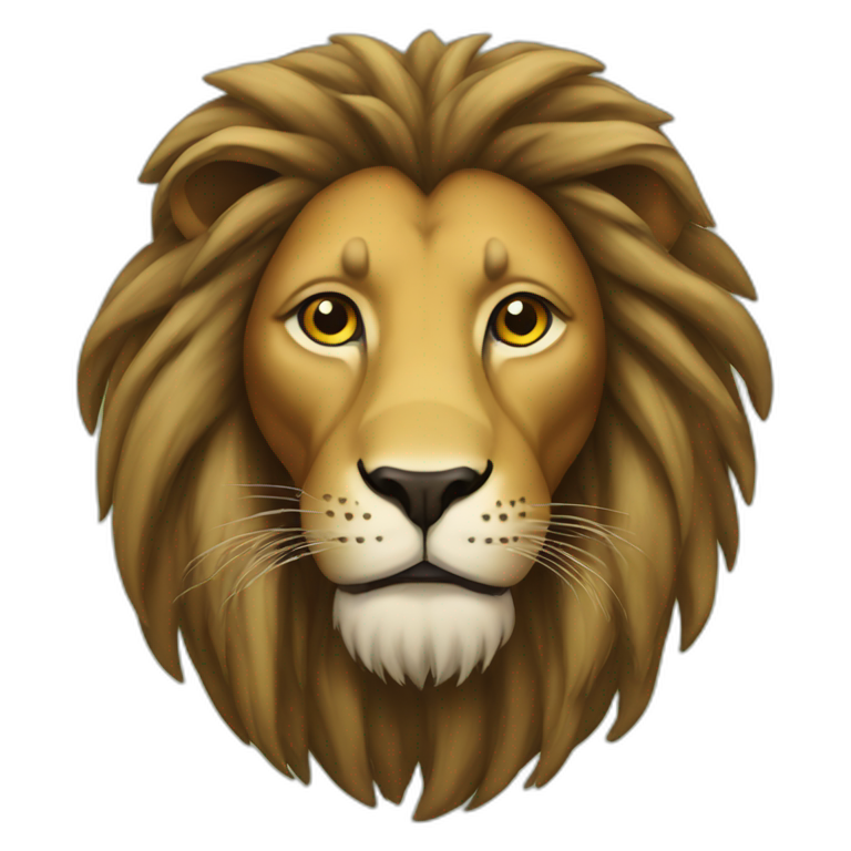 Lion rasta emoji