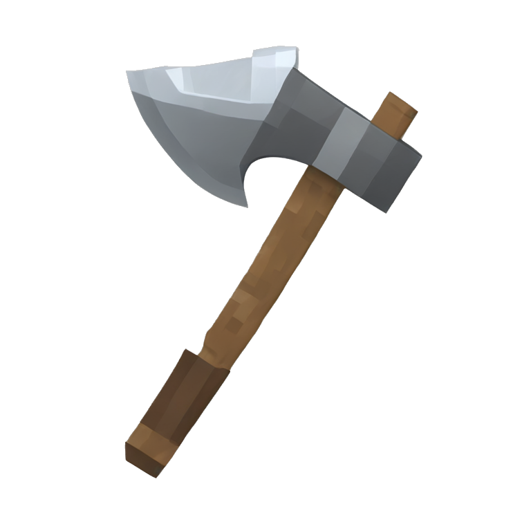 Minecraft axe emoji