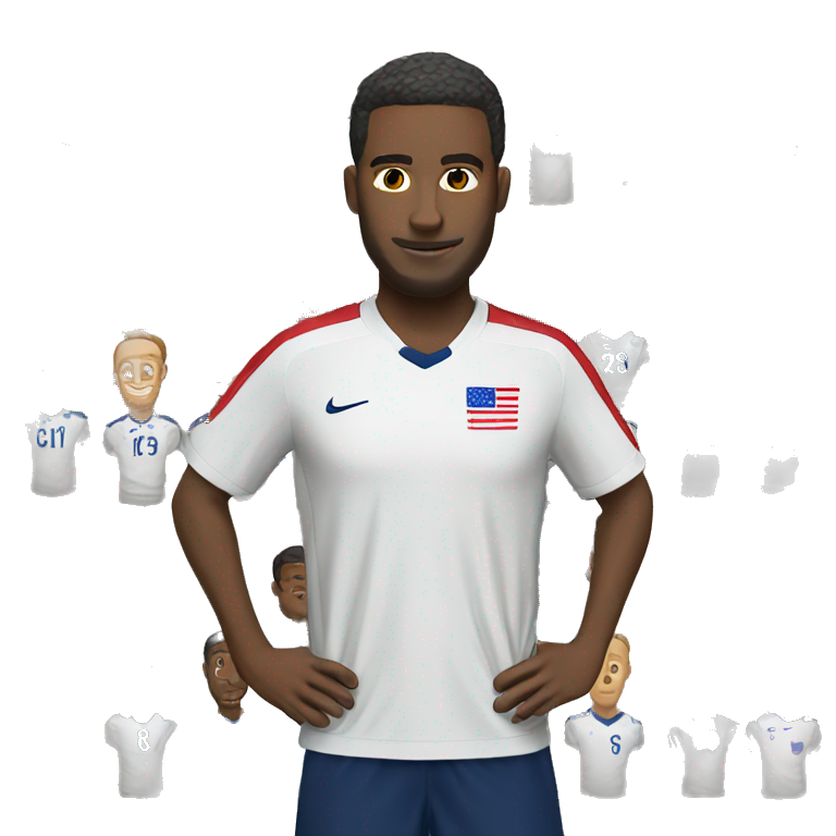 USA white man soccer emoji