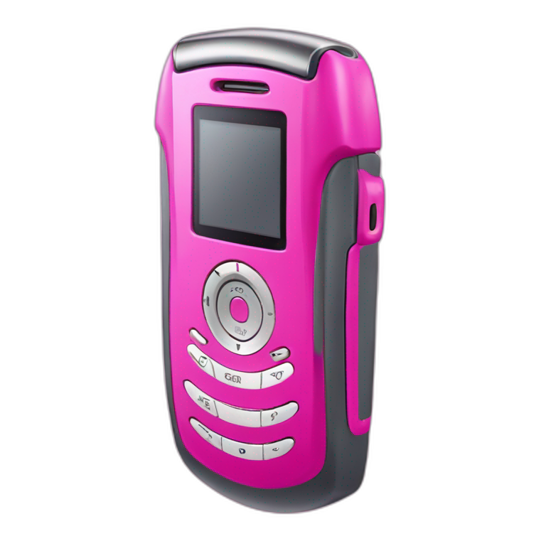 Pink Motorola Razr V3 emoji
