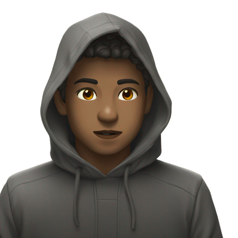 "young boy in hood" emoji