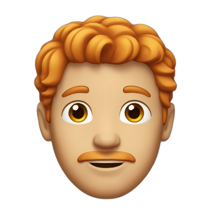 red-haired man emoji