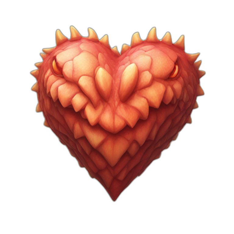 Coeur de Dragon emoji
