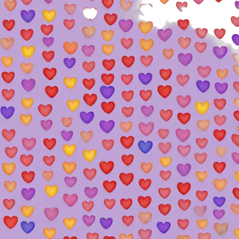 LGBT heart emoji