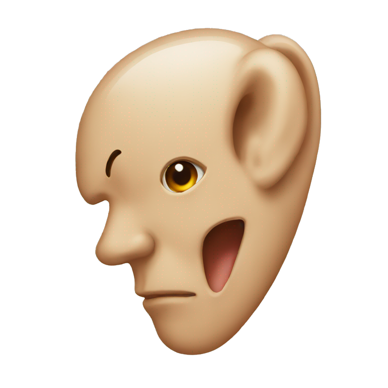 ear weird emoji