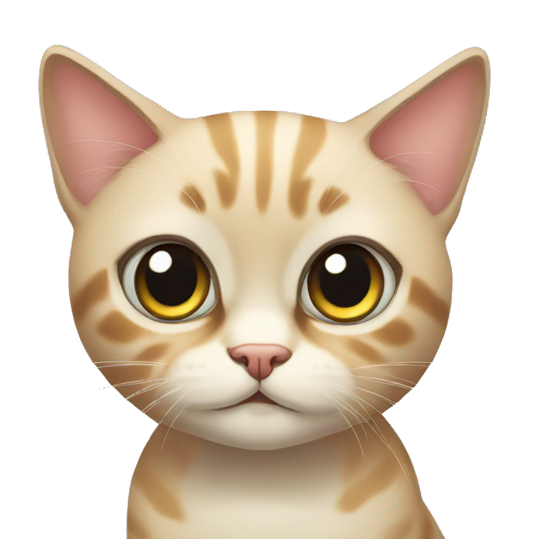 big eyes cat emoji