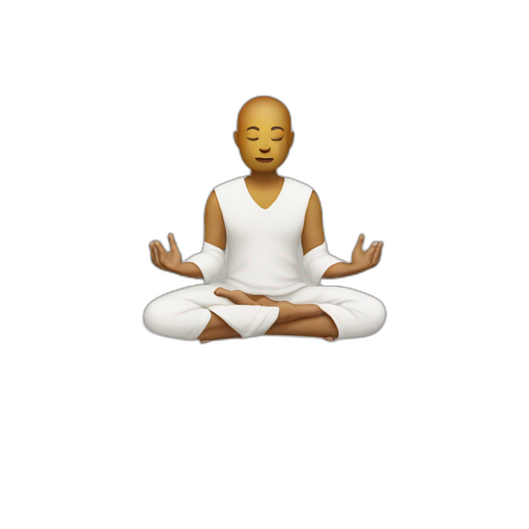 Meditation emoji