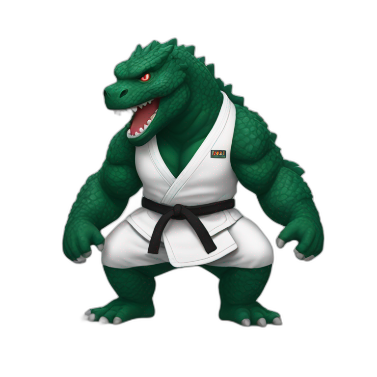 Godzilla Jiu-Jitsu  emoji