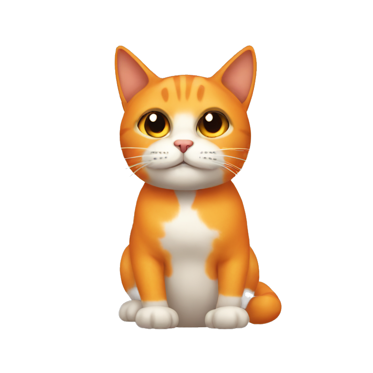 gato naranja emoji