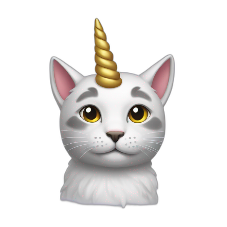 A cat unicorn  emoji