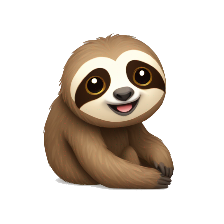 sloth cute emoji