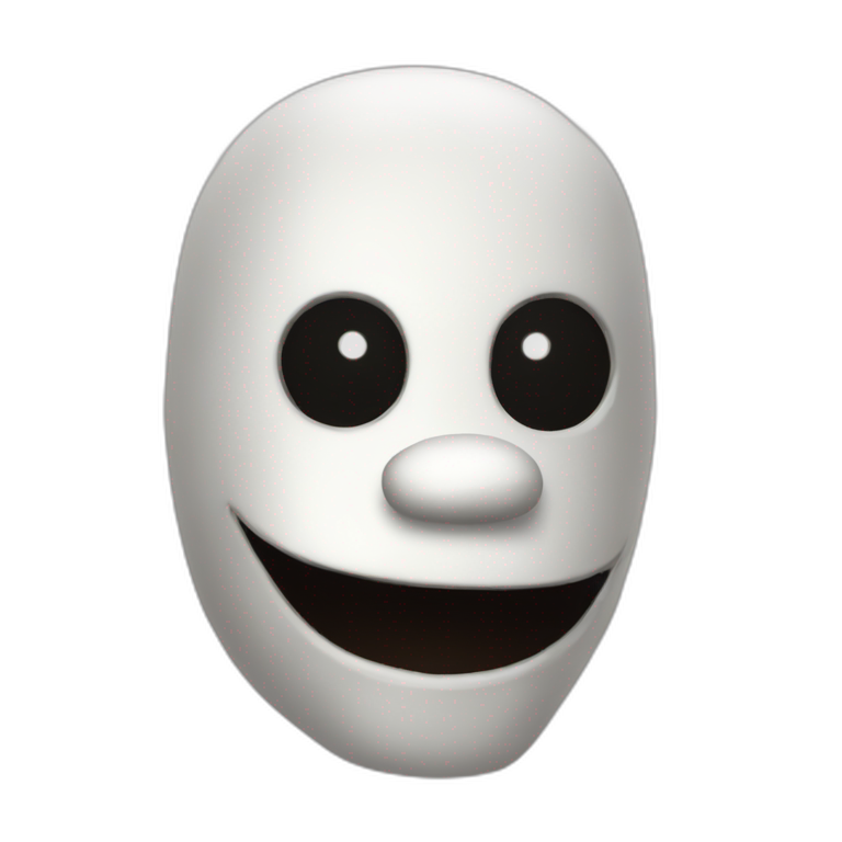 FNAF puppet máscara blanca emoji