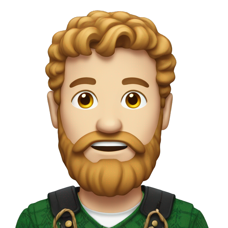 Irishman with a Scottish twist  emoji