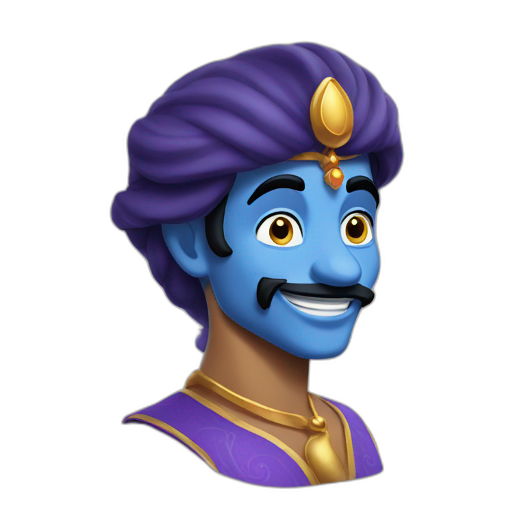 aladdin's genie emoji