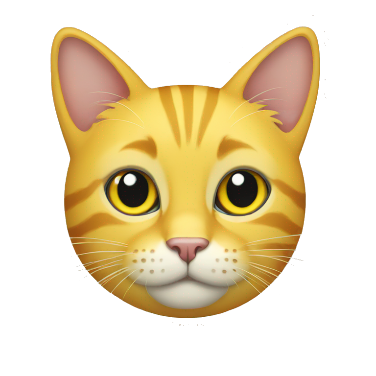 Yellow cat emoji