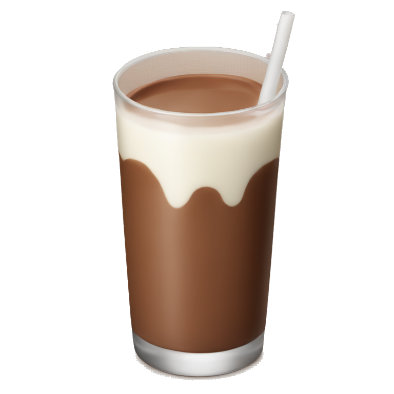  Chocolate milk  emoji