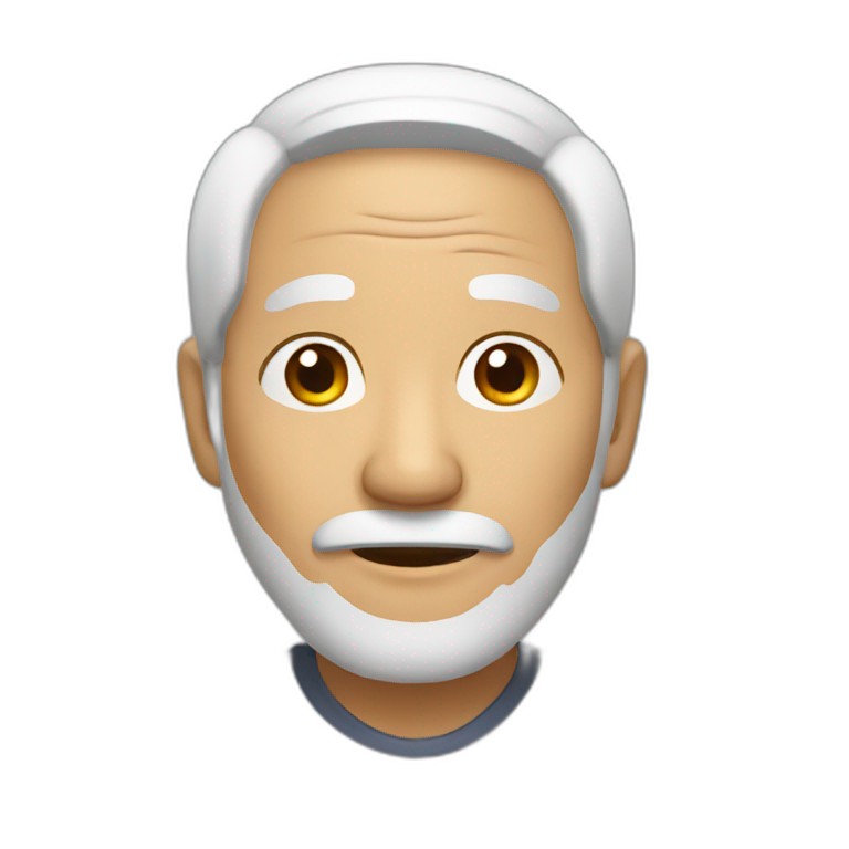 asian old man emoji