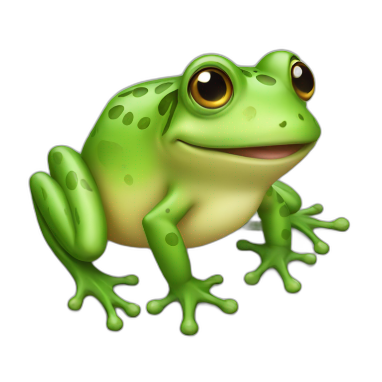 happy frog emoji