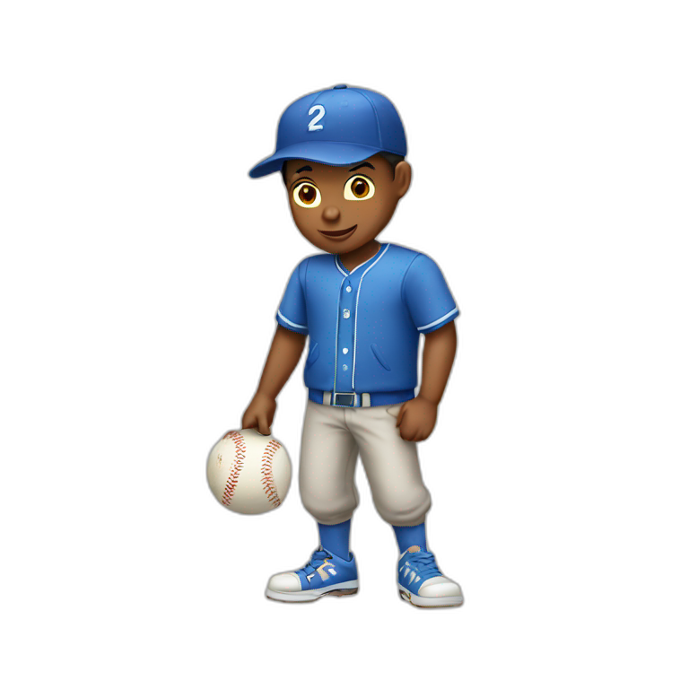 boy with baseball cap emoji