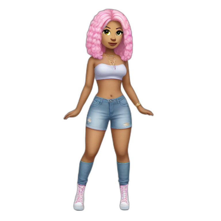 Nicki Minaj full body emoji
