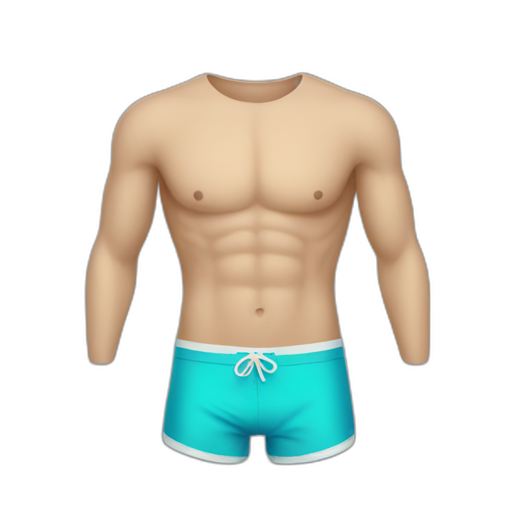 male bathing suit emoji