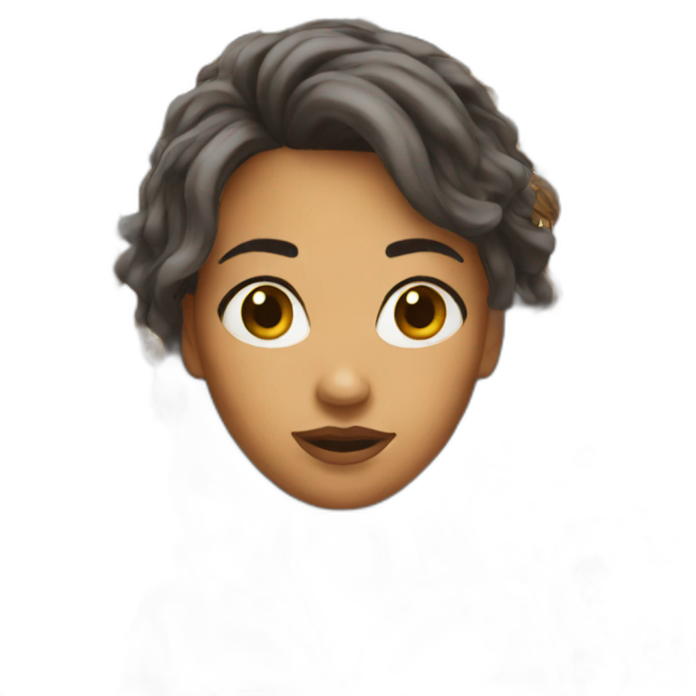 women-big-head emoji