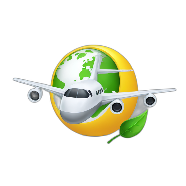 Sustainable aviation fuel emoji